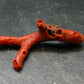 Rare Natural Red Coral From Italy - 1.8" - 2.03 Grams