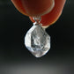 Fine Natural Herkimer Diamond Silver Pendant From New York - 0.8" - 1.31 Grams