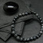 Snowflake Obsidian Genuine Bracelet ~ 7 Inches ~ 6mm Round Beads