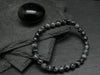 Snowflake Obsidian Genuine Bracelet ~ 7 Inches ~ 6mm Round Beads