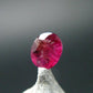Beautiful Rare Gem Bixbite Red Beryl Emerald Cut Stone From Utah USA - 0.27 Carats - 4.9x4.0mm
