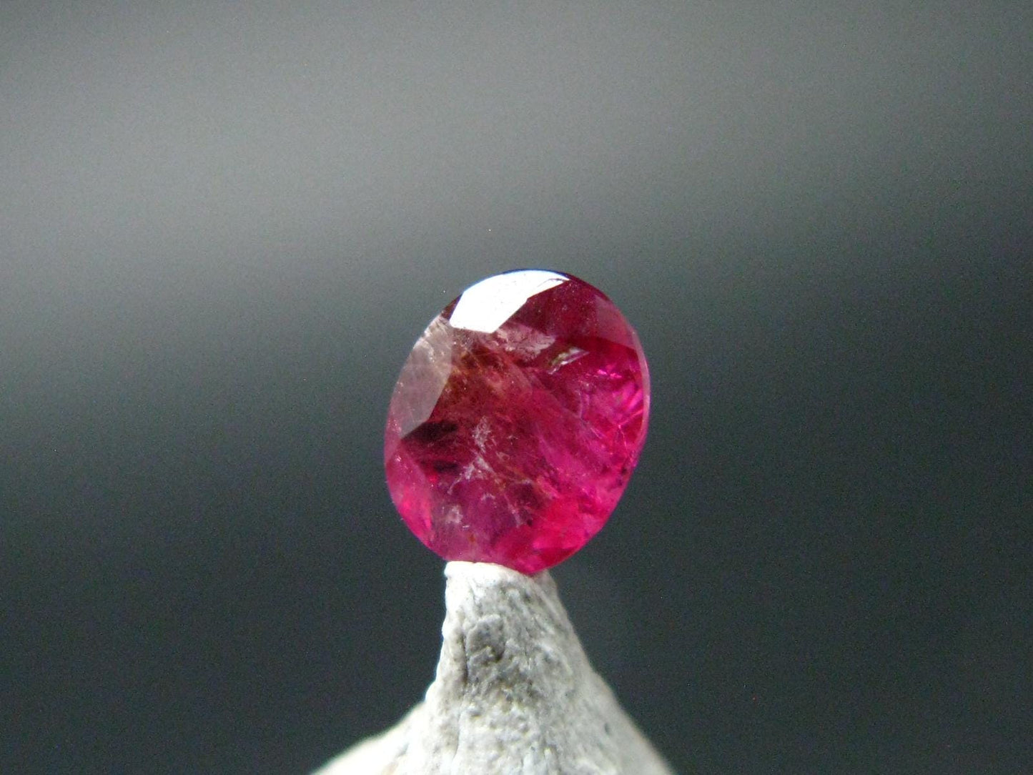 Beautiful Rare Gem Bixbite Red Beryl Emerald Cut Stone From Utah USA - 0.27 Carats - 4.9x4.0mm