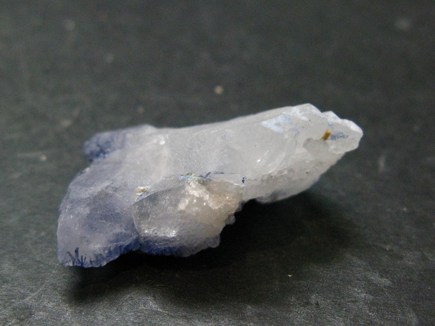 Dumortierite In Quartz Crystal From Brazil - 1.4" - 10.89 Grams