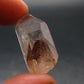Phantom Hematite in Quartz Crystal From India - 1.0" - 6.62 Grams