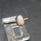 Natrolite Silver Ring From Tanzania - 1.79 Grams - Size 6