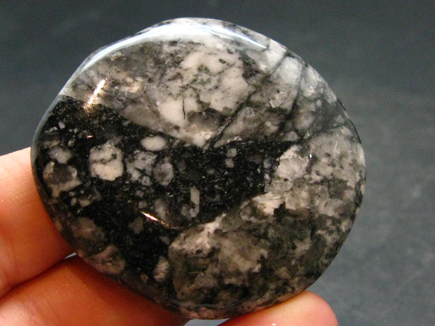 Rare Impactite Tumbled Stone From Norway - 1.8" - 29.32 Grams