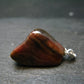 Rare Tumbled Brownish Pink Bustamite Silver Pendant with Attractive Pattern From South Africa - 1.2" - 7.88 Grams