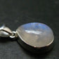 Natural Glow From Inside Moonstone 925 Silver Pendant - 1.0" - 3.63 Grams