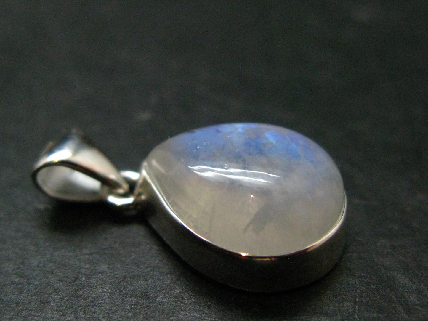 Natural Glow From Inside Moonstone 925 Silver Pendant - 1.0" - 3.63 Grams