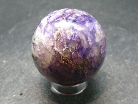 Nice Charoite Sphere from Russia - 37.26 Grams - 1.1"