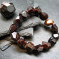 Garnet Almandine Genuine Bracelet ~ 7 Inches ~ 12mm Facetted Beads