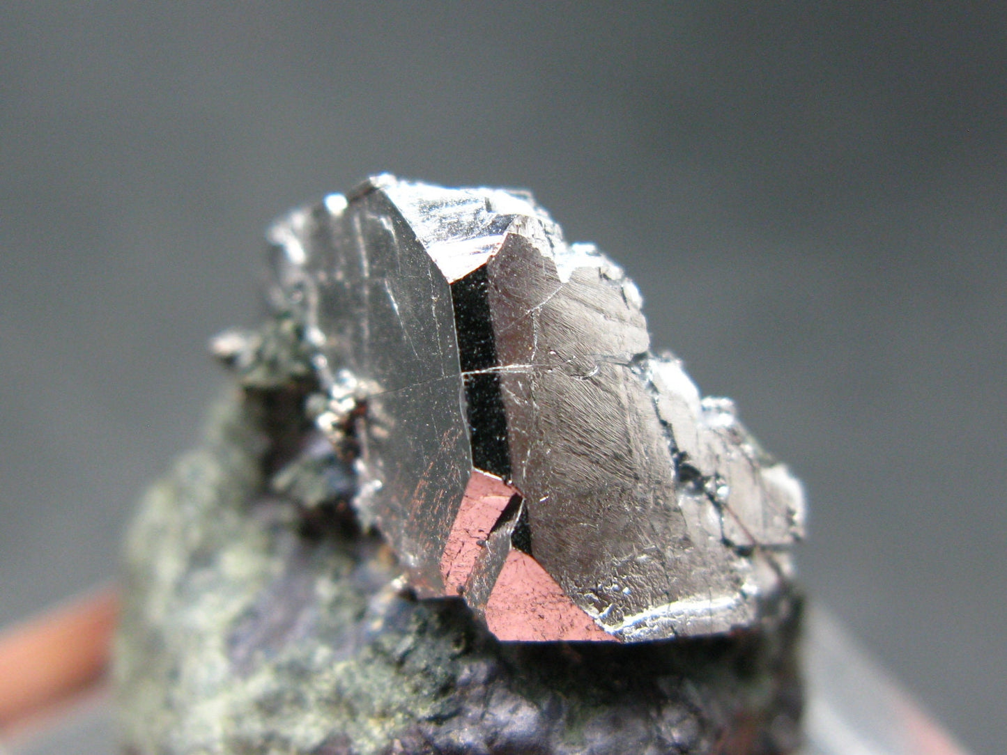 Sperrylite Crystal On Matrix From Norilsk Russia - 1.0" - 20mm Crystal!!!