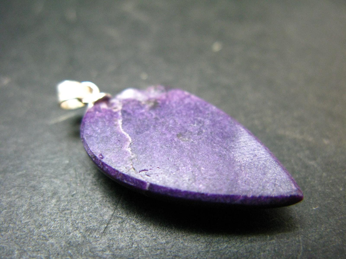 Rare Silver Stichtite Pendant from Australia - 1.3"