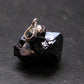 Metallic Silver Black Cuprite Sharp Octahedral Crystal Silver Pendant From Russia - 4.70 Grams