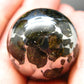 Large Seymchan Meteorite Pallasite Olivine Sphere Ball From Russia - 1.1" - 51.19 Grams