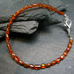 Orange Kyanite Genuine Bracelet ~ 7 Inches ~ 4mm Tumbled Beads