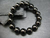 Elite Noble Shungite Genuine Bracelet ~ 7 Inches ~ 12mm Round Beads