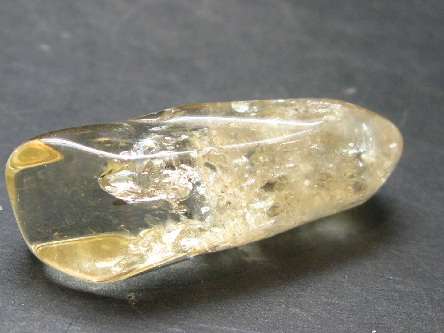 Nice Untreated Unheated Citrine Tumbled Stone from Zambia - 91.0 Carats - 1.8"