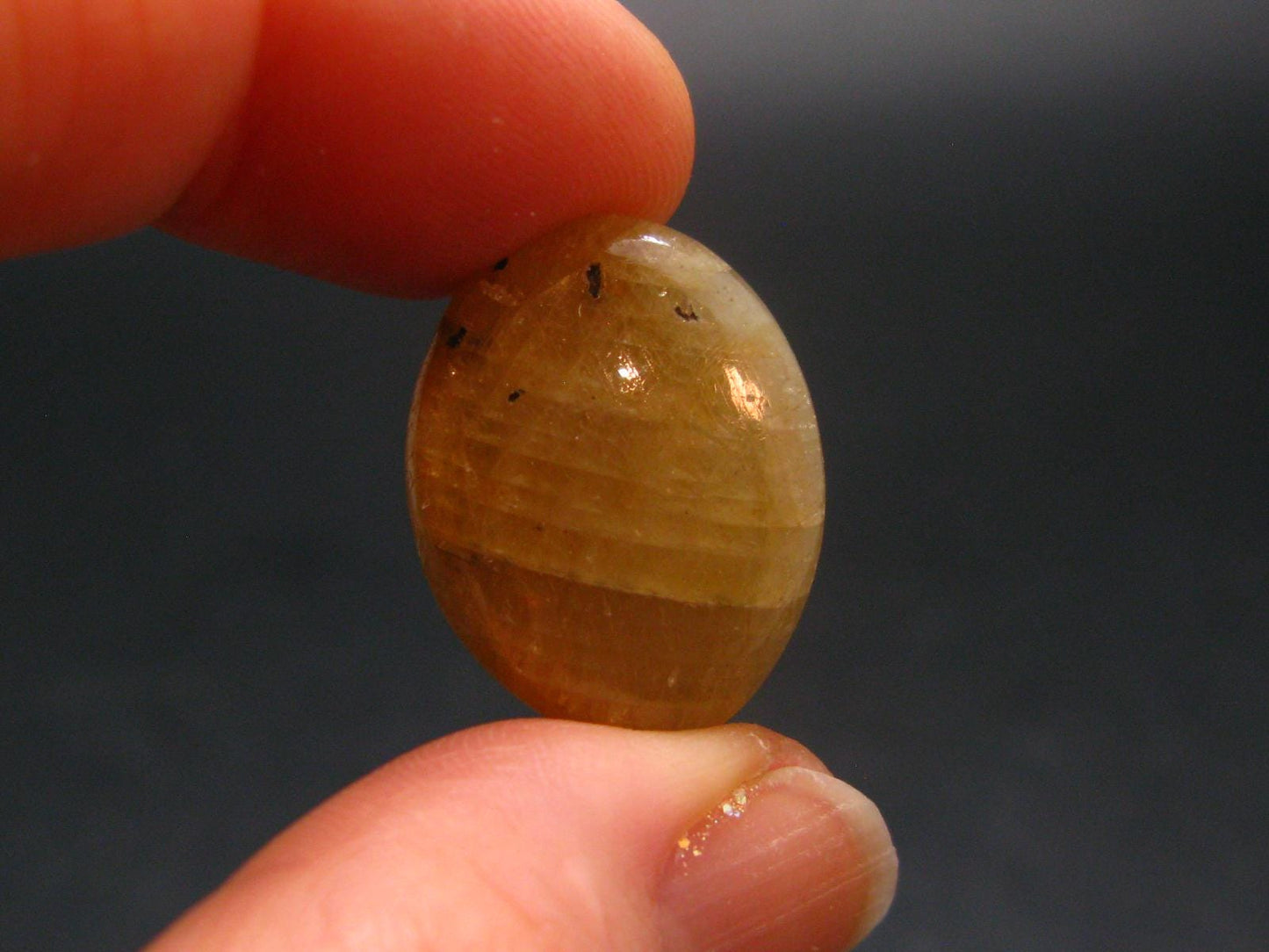 Tumbled Polished Gem Yellow Sapphire Corundum Crystal From Sri Lanka - 0.8" - 36.60 Carats