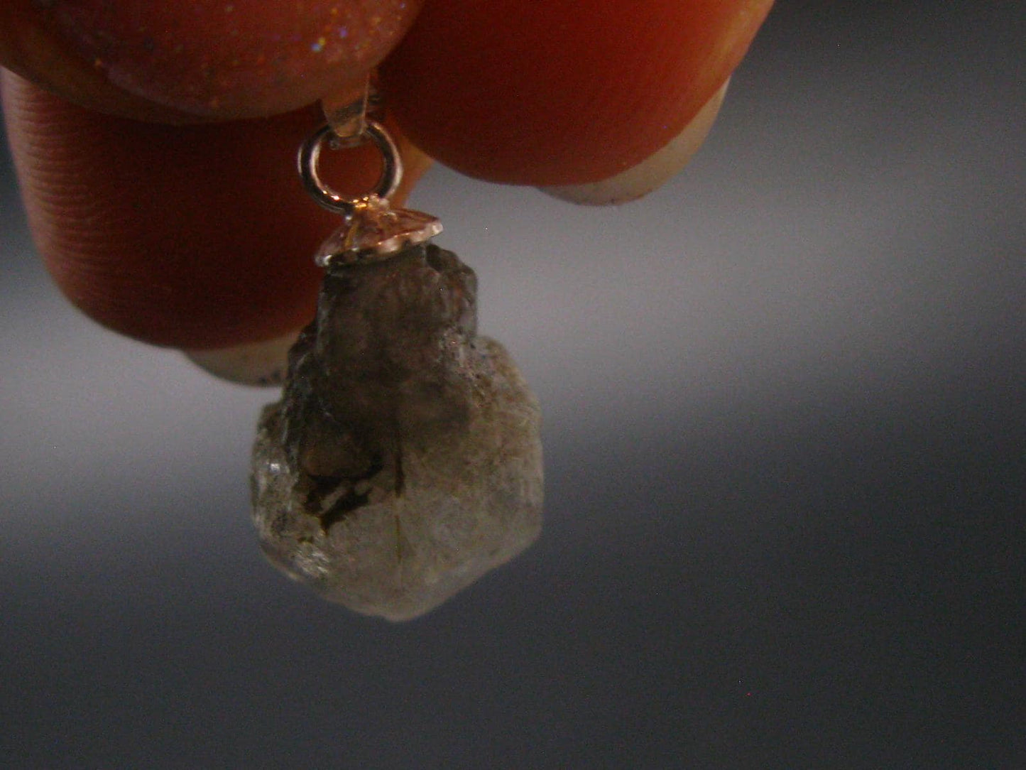 Phenakite Phenacite Crystal Silver Pendant from Russia - 0.7" - 1.18 Grams