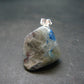 Shattuckite Silver Pendant from Namibia - 1.1" - 5.90 Grams
