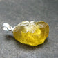 Heliodor (Yellow Beryl) Crystal Silver Pendant From Brazil - 1.0" - 3.09 Grams