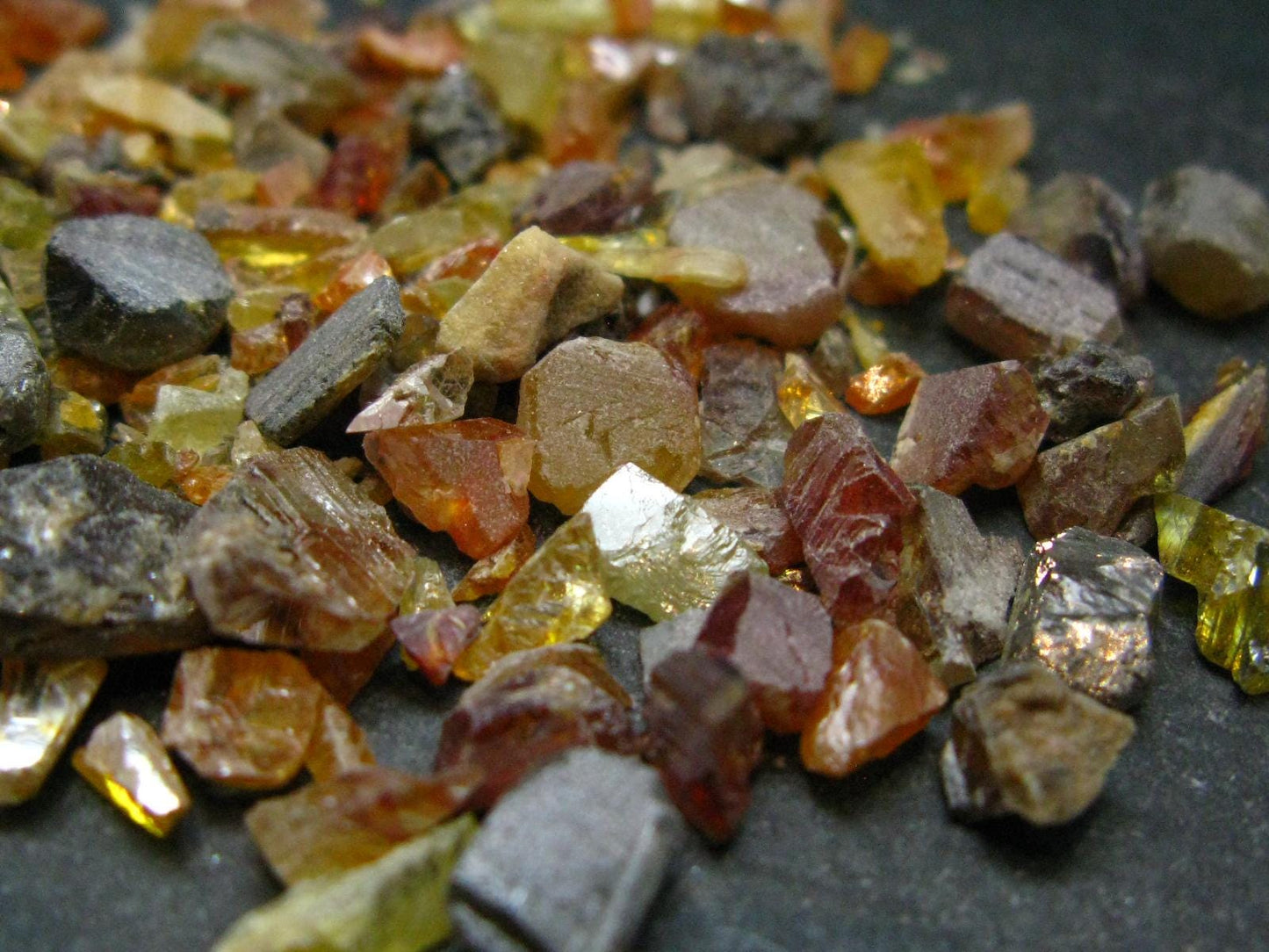 Rare Lot of Sphalerite Crystals and offcuts from Spain- 61.28 Carats
