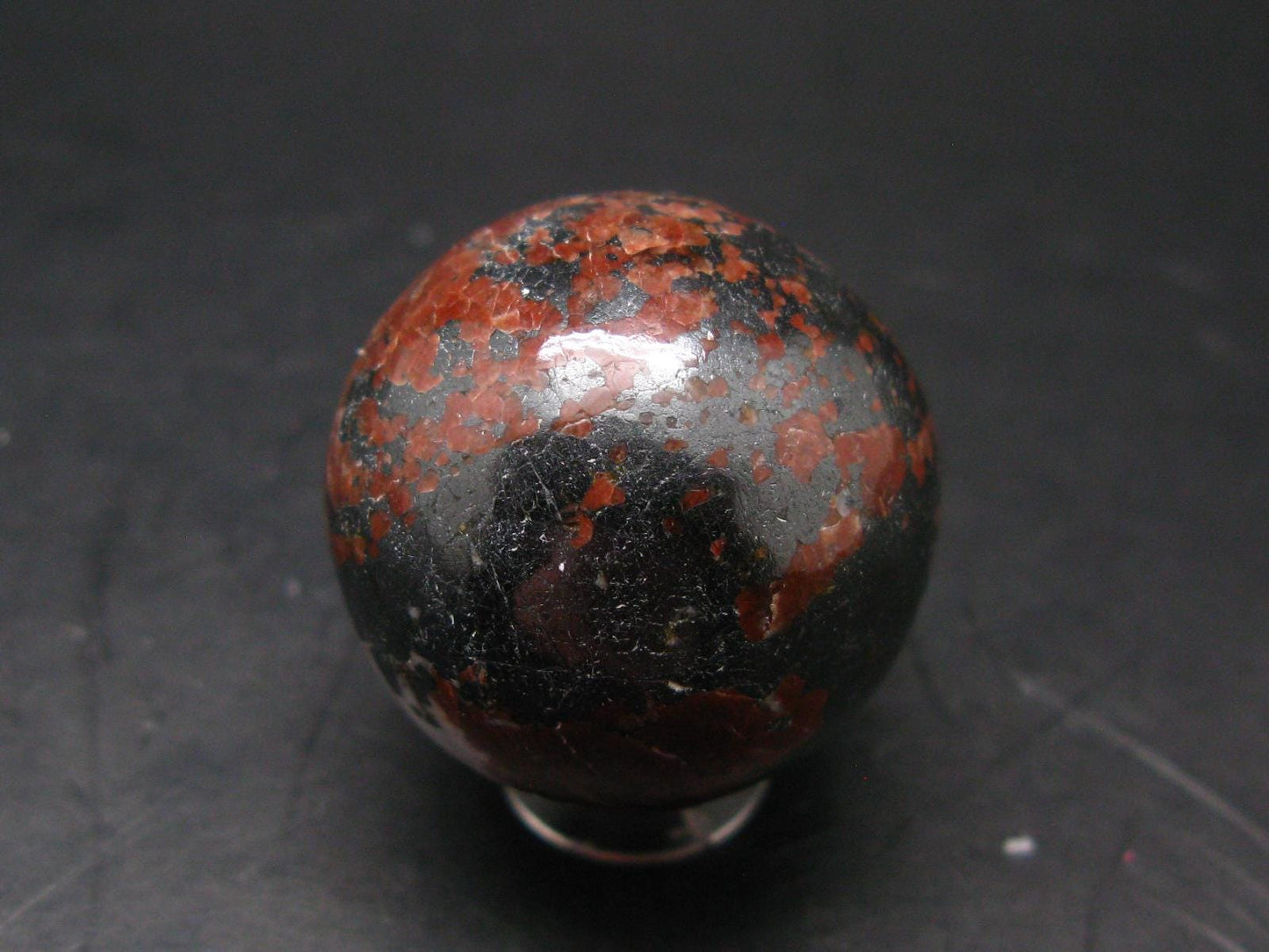 Zincite Zinkite and Willemite Sphere Ball From New Jersey USA - 1.3"