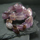 Auralite 23 Genuine Bracelet ~ 6.5 Inches ~ 12mm Tumbled Beads