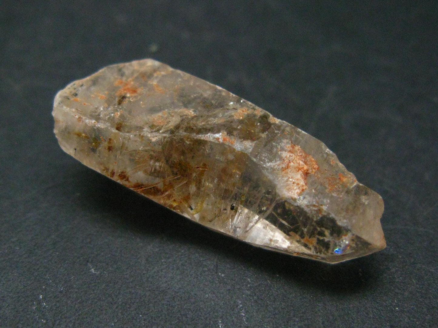 Rare Petroleum Oil In Quartz Crystal From Madagascar - 1.3" - 5.44 Grams