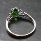 Helenite Gaia Stone Gem Sterling Silver Ring From Washington - Size 8 - 1.2 Carats