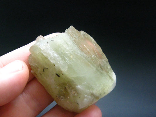 Gem Green Hiddenite Spodumene Crystal From Brazil - 1.8" - 46.57 Grams