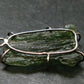 Moldavite Tektite Silver Pendant from Czech Republic - 1.6" - 5.68 Grams