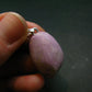 Phosphosiderite Tumbled Silver Pendant From Peru - 1.2"
