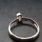 Gray Herderite Silver Ring from Africa - Size 8 - 1.64 Grams