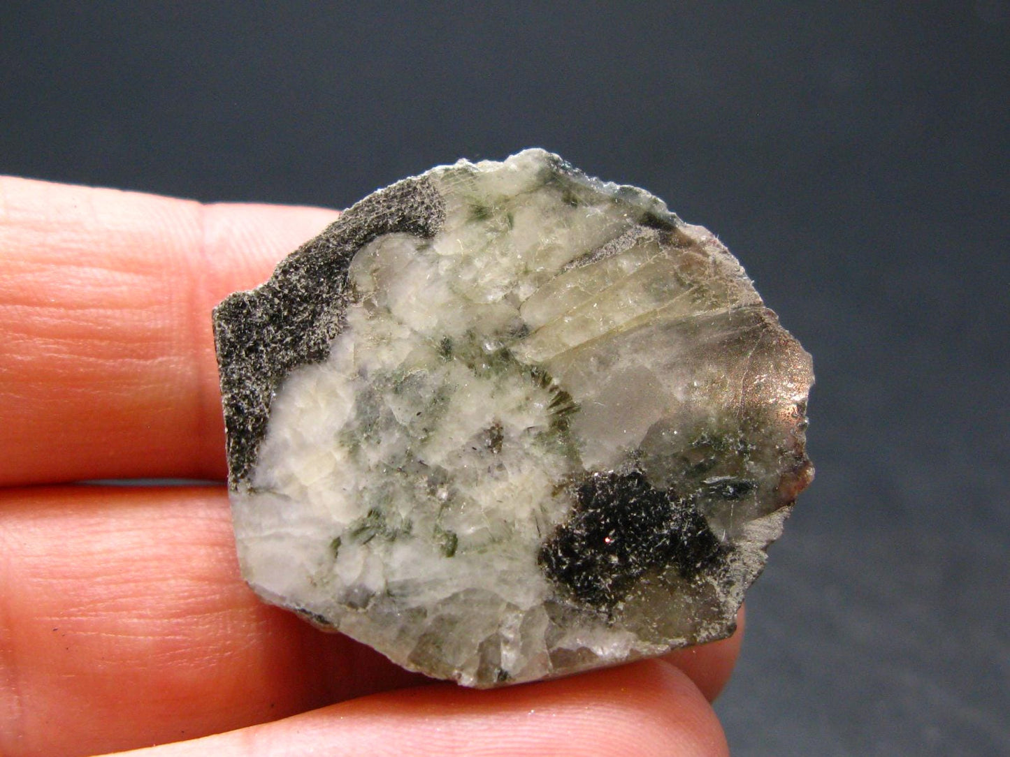 Phenakite Phenacite Polished Slice From Russia - 8.46 Grams - 1.1"