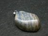 Very Rare! Natural Blue Scheelite 925 Silver Pendant from Turkey - 1.5"