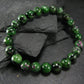 Ruby in Zoisite Genuine Bracelet ~ 7 Inches ~ 8mm Round Beads