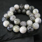Merlinite Moss Agate Genuine Bracelet ~ 7 Inches ~ 6mm Round Beads