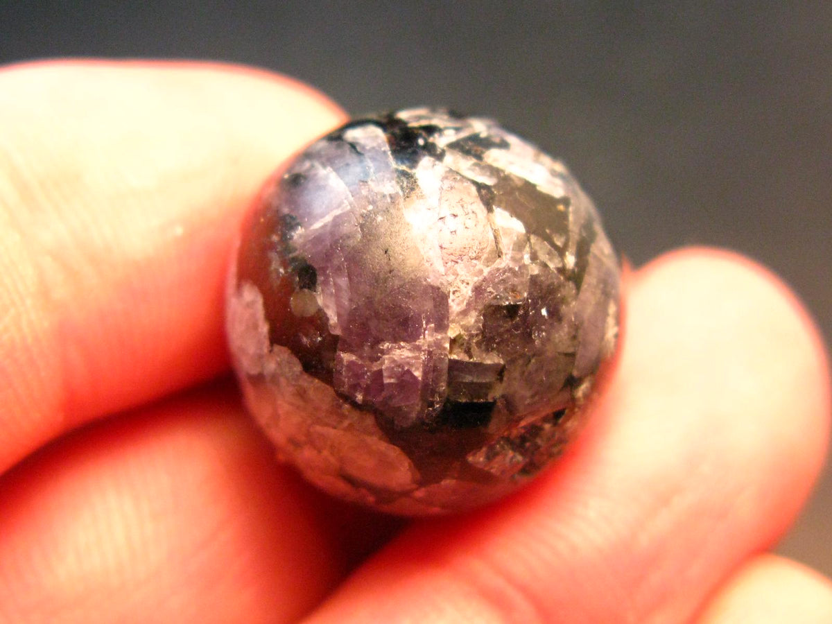 Rare Alexandrite Chrysoberyl Sphere Ball From Brazil - 11.92 Grams - 0.8"
