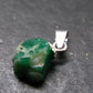 Gem Emerald Beryl Crystal Silver Pendant From Colombia - 3.0 Carats