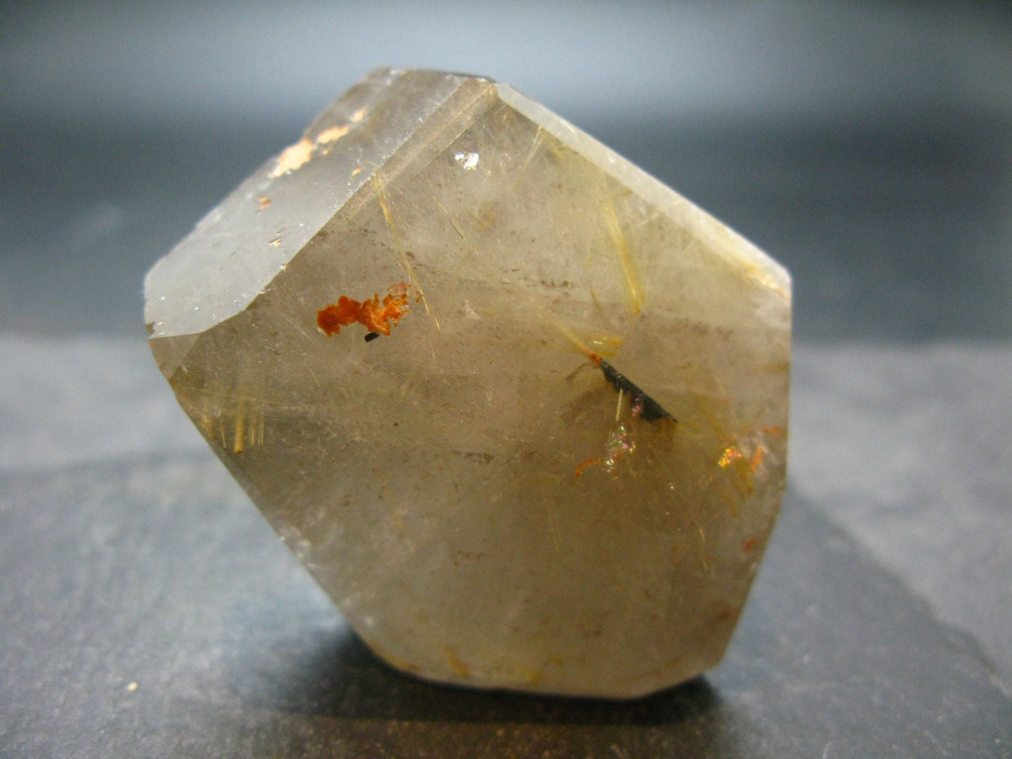 Large Polished Rutilated Quartz Crystal from Brazil - 2.0" - 79.56 Grams