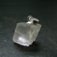 Clear Petalite Crystal Silver Pendant from Brazil - 0.8" - 2.0 Grams