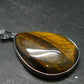 Tiger Eye Silver Plated Pendant - 2.0"