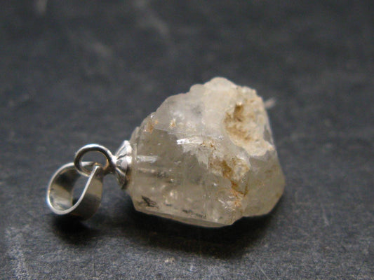 Phenakite Phenacite Silver Pendant from Burma Myanmar - 0.8 Inches - 1.84 Grams