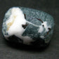 Gem Benitoite & Natrolite Polished Stone w/ Hole From California - 23.03 Carats