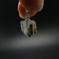 Extremely Rare Rough Beryllonite Crystal Silver Pendant from Afghanistan - 0.7" - 4.30 Carats