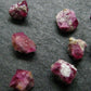 Nice Lot of 10 Bixbite Red Emerald Beryl Crystals From Utah USA - 5.25 Carats