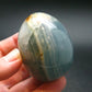 Lemurian Aquatine Blue Calcite Egg From Argentina - 2.1"