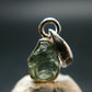 Moldavite Tektite Silver Pendant from Czech Republic - 0.7" - 0.92 Grams